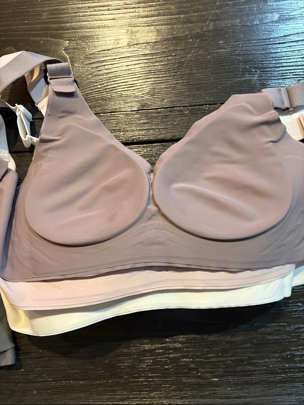 NEW Seamless Wireless Everyday Bra - Blush, Taupe & Cream - Picture 8 of 8